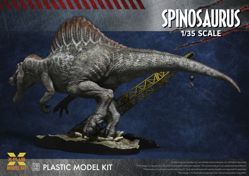 X-Plus Models Jurassic Park III Spinosaurus Model Kit