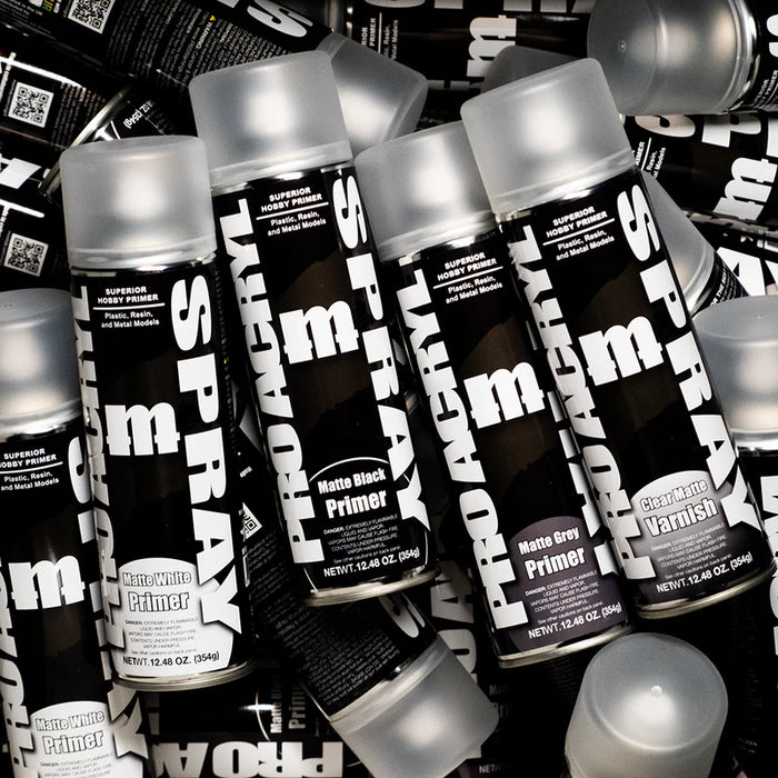 PRO Acryl SPRAY - Matte Black Primer