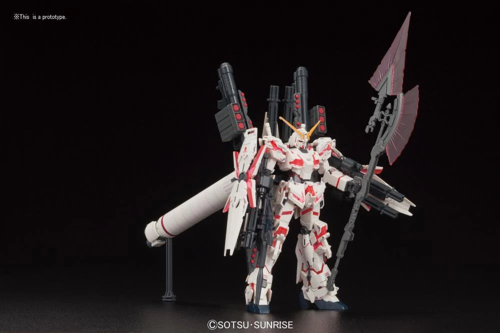 HGUC 199 Full Armor Unicorn Gundam (Destroy Mode) (Red Color Ver.)