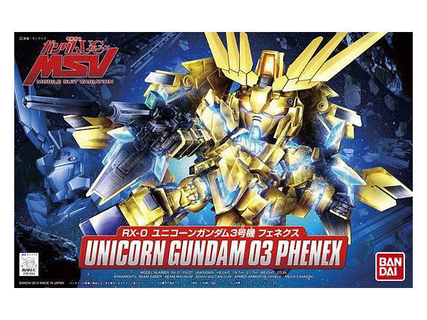 SDBB 394 Unicorn Gundam 03 Phenex