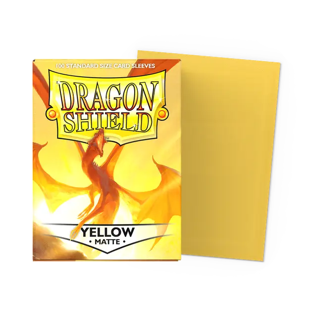 Yellow - Matte Sleeves - Standard Size