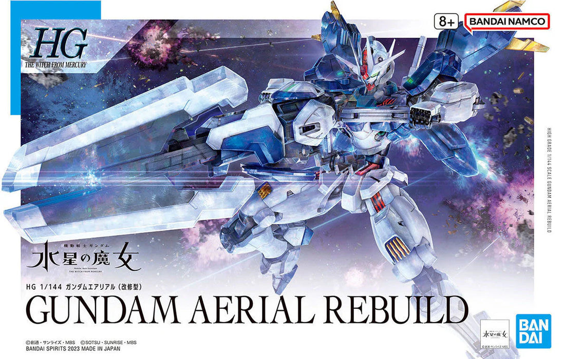 Bandai 19 Gundam Aerial Rebuild The Witch from Mercury 1/144 Figure Model Kit