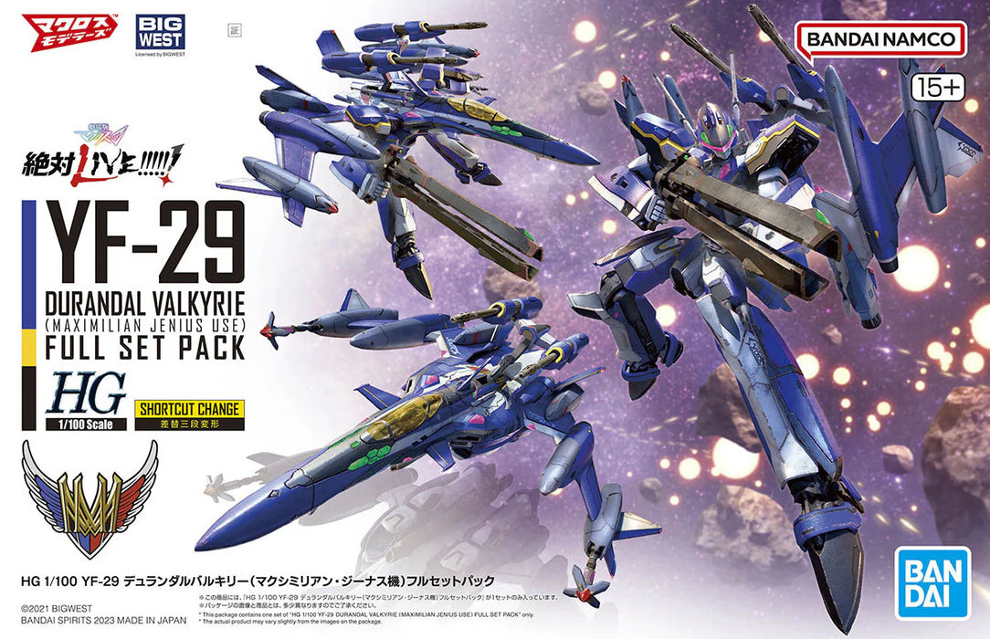 HG 1/100 YF-29 Durandal Valkyrie (Maximilian Jenius)