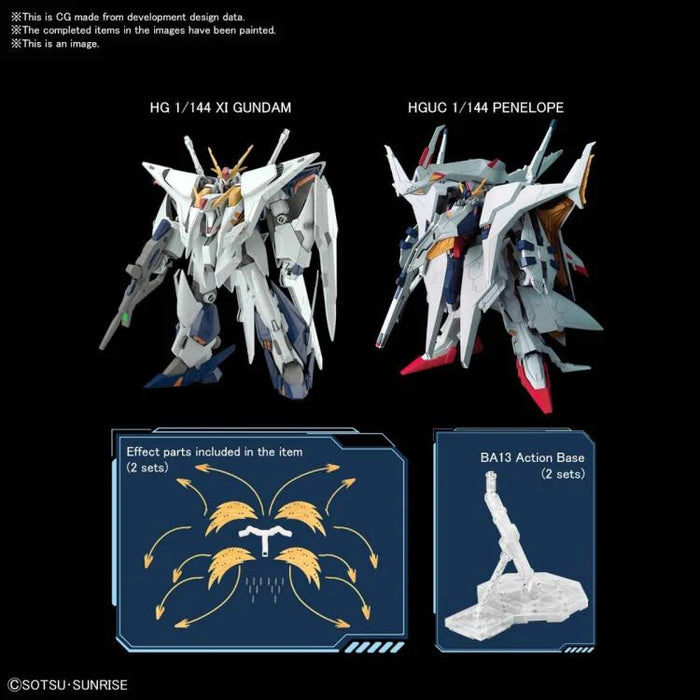 HGUC Xi Gundam VS Penelope Funnel Missile Effect Set