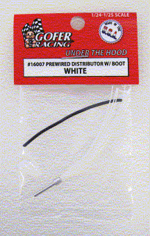 Gofer Racing Pre-wired Distributor with Boot - White