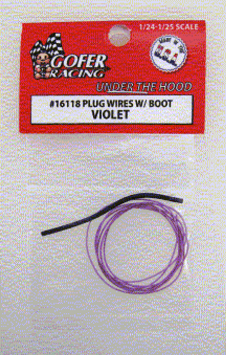 Gofer Racing 16118 Violet Plug Wires with Boot