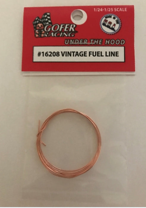 Gofer Racing 16208 1/24 Vintage Copper Fuel Lines