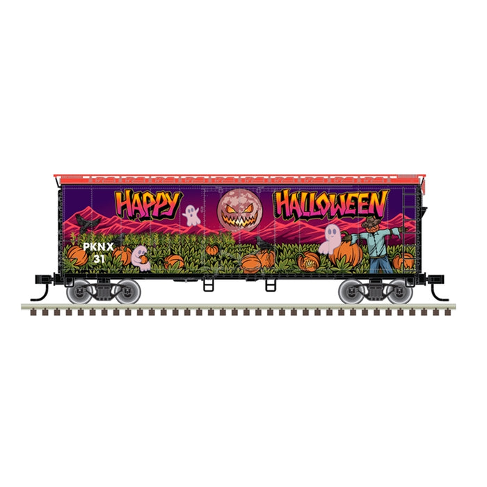 Atlas HO Scale TRAINMAN 40' PLUG DOOR BOX CAR HALLOWEEN [PKNX] #31