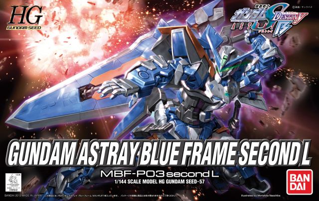 HGSEED 57 MB-P03 Gundam Astray Blue Frame Second L