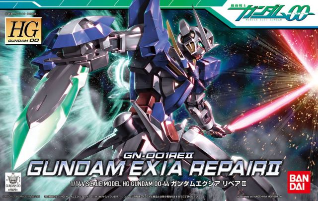 Bandai 044 GN-001REII Gundam Exia Repair II HG00  - 1/144 Model Kit