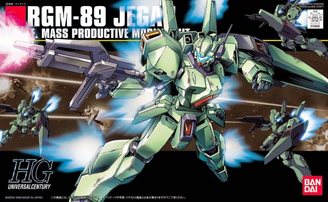 Bandai 097 RGM-89 Jegan HG Universal Century - 1/144 Scale Model Kit