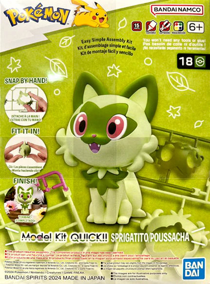 Pokémon Model Kit Quick!! 18 Sprigatito