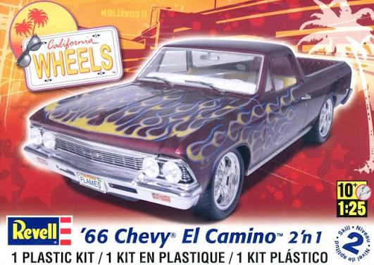 Revell 1966 Chevy El Camino 2'N 1 - 1/25 Scale Model Kit