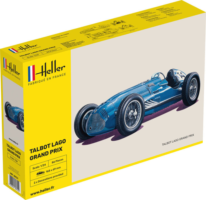 Heller Talbot Lago Grand Prix - 1/24 Scale Model kit