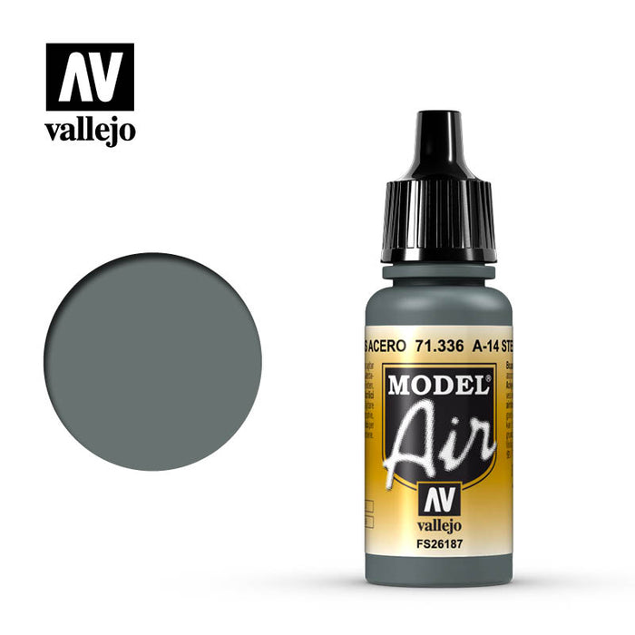 Vallejo Model Air: A-14 Steel Grey