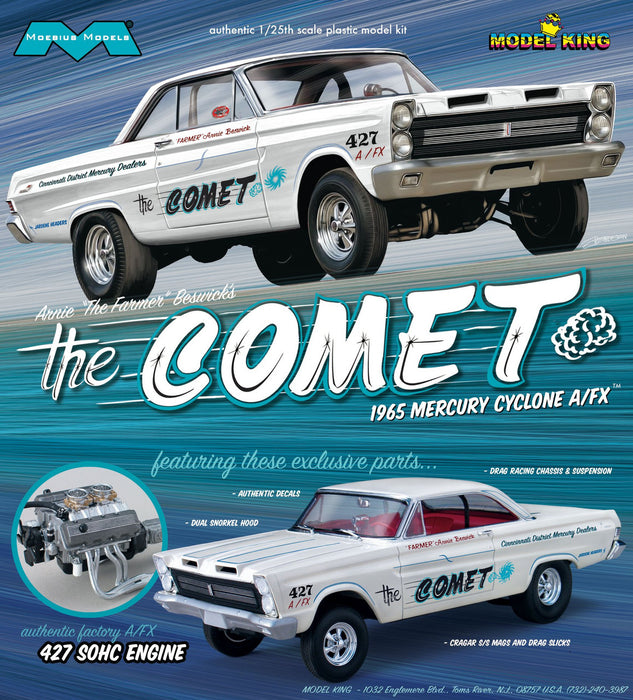 1965 Mercury Arnie "The Farmer" Beswick's Comet - 1/25 Scale Model Kit