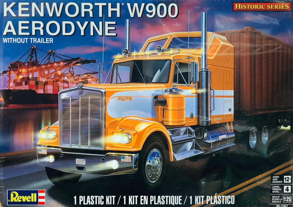 Revell Revell Kenworth W900 Tractor - 1/25 Scale Model Kit