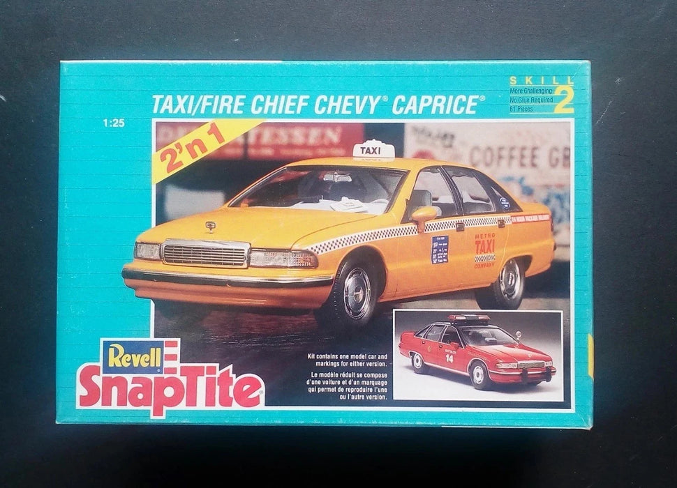 Revell SnapTite Chevy Caprice Taxi/Fire Chief