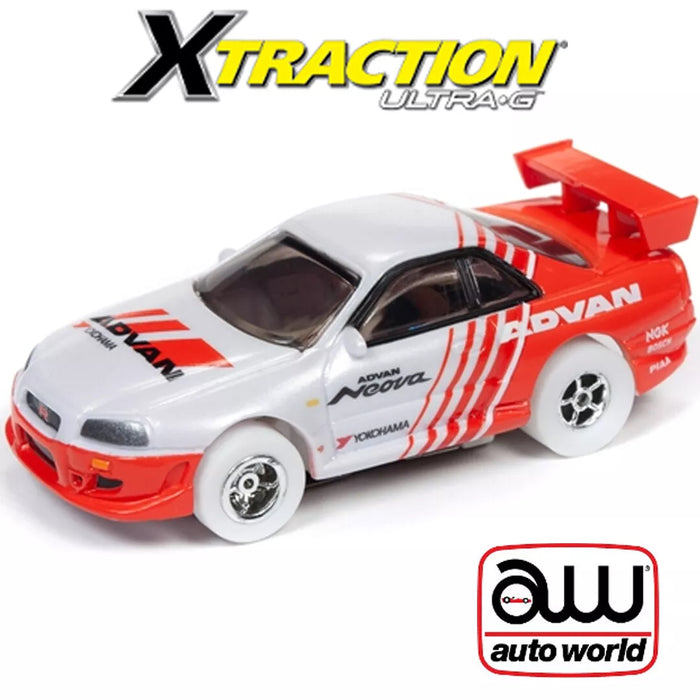 Auto World Xtraction R28 CHASE!!!! 1999 Nissan Skyline G-R HO Scale Slot Car