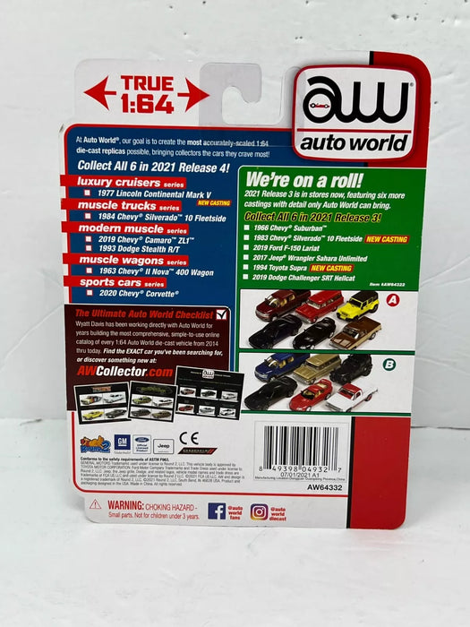 Auto World 1993 Dodge Stealth R/T Dark Silver Premium 2021 Release 4B 1:64 Diecast