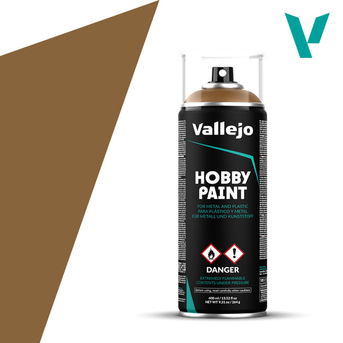 Vallejo Spray Primer: Leather Brown