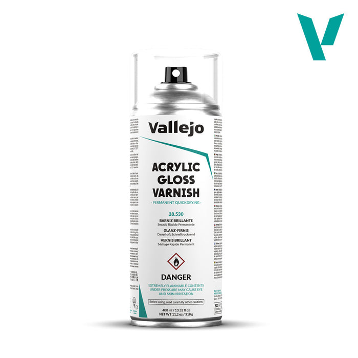 Vallejo Spray Primer: Acrylic Gloss Spray Varnish